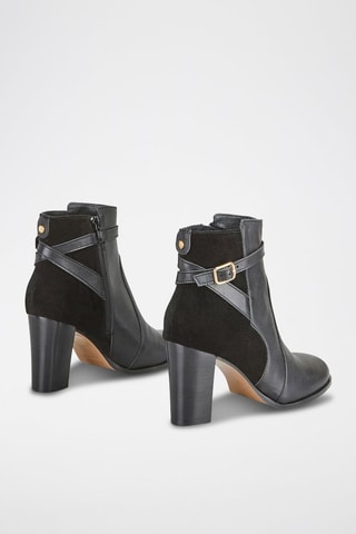 Bottines en cuir Vemille - Noir