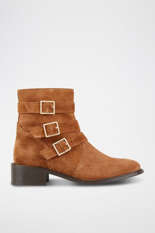 Bottines en cuir Vilna - Marron