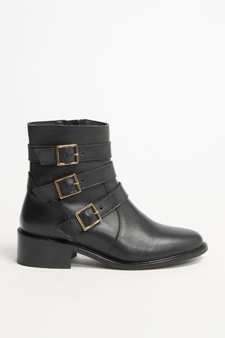Bottines en cuir Vilna - Noir