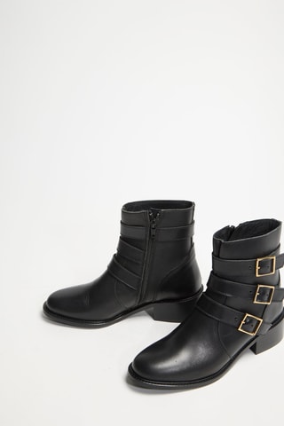 Bottines en cuir Vilna - Noir