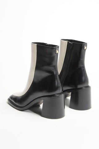 Bottines en cuir Perine - Noir