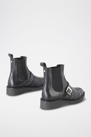 Bottines Chelsea en cuir Verra - Noir