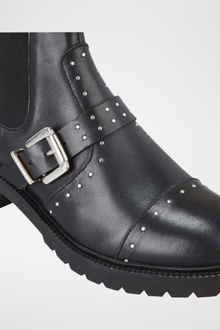 Bottines Chelsea en cuir Verra - Noir