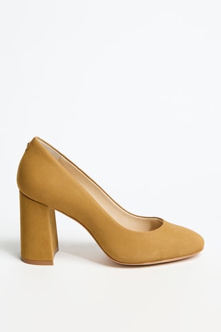 Escarpins en cuir Belen - Moutarde
