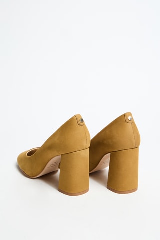 Escarpins en cuir Belen - Moutarde