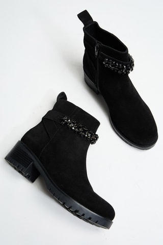 Bottines en cuir Konya - Noir