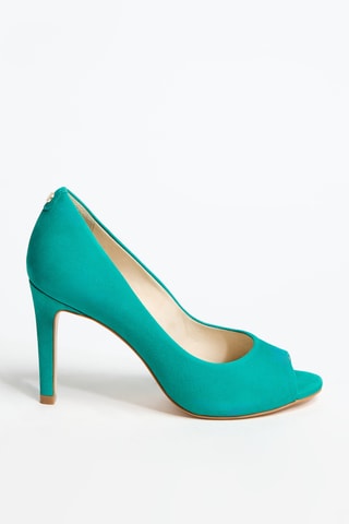 Escarpins en cuir Oceane - Turquoise