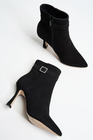 Bottines en cuir Opale - Noir