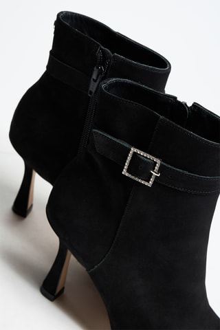 Bottines en cuir Opale - Noir