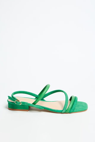 Sandales en cuir Renatta - Vert