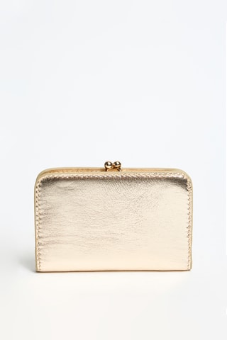 Pochette en cuir de mouton Alice - Doré