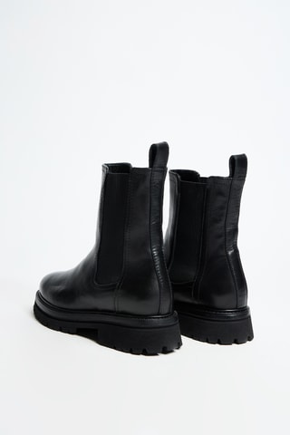 Bottines Chelsea en cuir Teenou - Noir