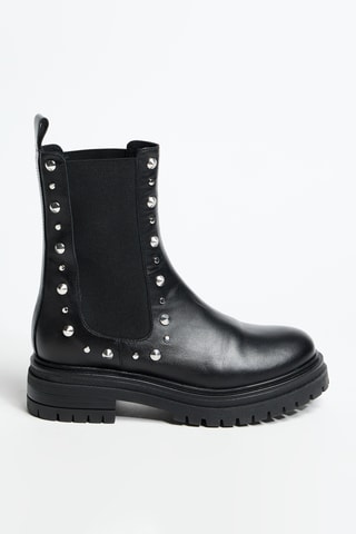 Bottines Chelsea en cuir Verene - Noir