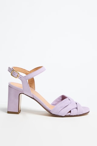 Sandales à talons en cuir Vilo - Lilas
