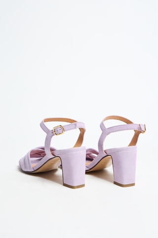 Sandales à talons en cuir Vilo - Lilas