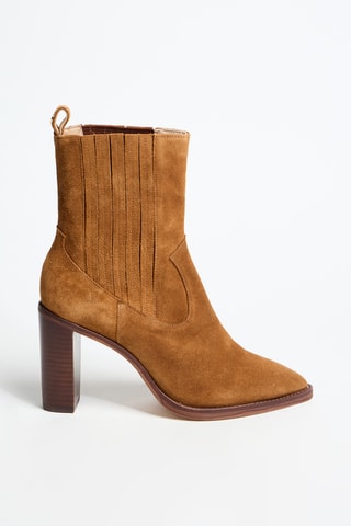 Bottines en nubuck Zaeli - Camel