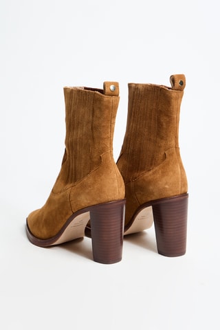 Bottines en nubuck Zaeli - Camel