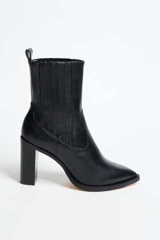 Bottines en cuir Zaeli - Noir