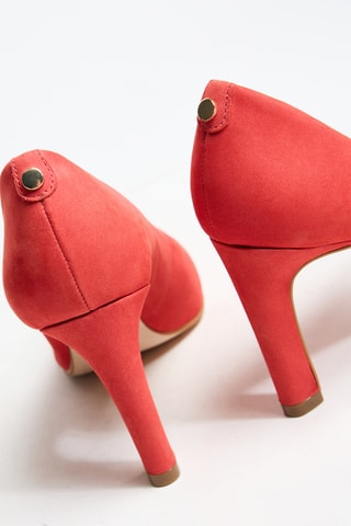 Escarpins en cuir Zaina - Rouge