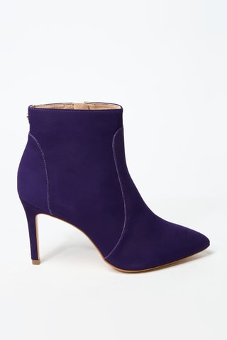 Bottines en cuir Zelma - Violet
