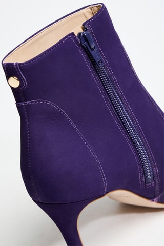 Bottines en cuir Zelma - Violet