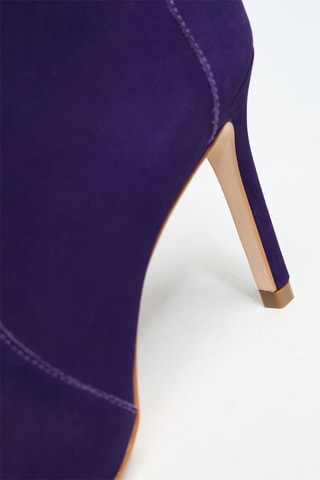 Bottines en cuir Zelma - Violet