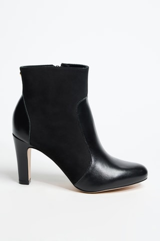 Bottines en cuir Zeloia - Noir