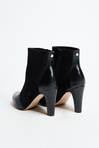 Bottines en cuir Zeloia - Noir