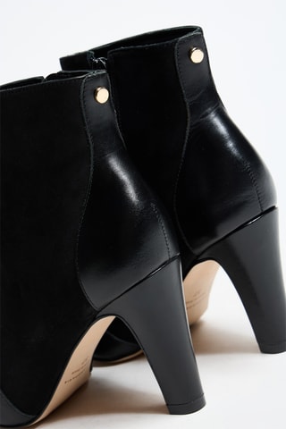 Bottines en cuir Zeloia - Noir