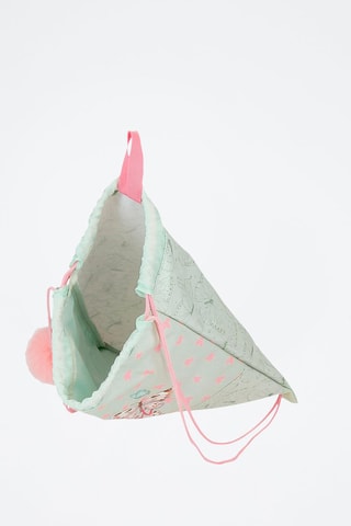Mochila - Verde-claro e rosa-maquilhagem - Verde e rosa