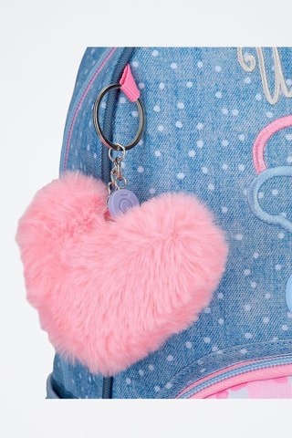Mochila - Azul - Azul e rosa