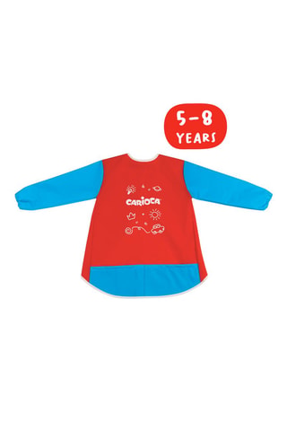 Bata impermeável - Dos 5 aos 8 anos - Azul e vermelho