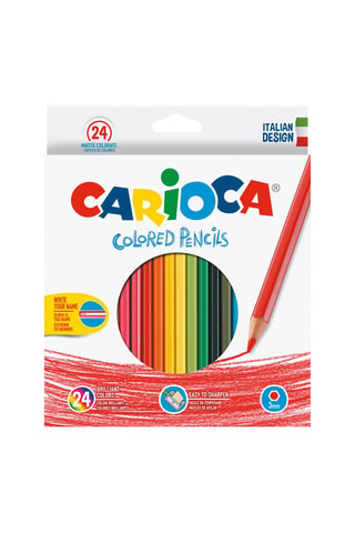 24 lápis de cor 3 mm