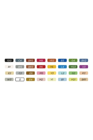 32 canetas de feltro de dupla ponta Sketch Marker