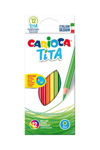 12 lápis de cor resina Tita