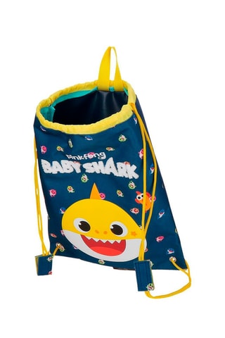 Saco de lanche Baby Shark Pinkfong Azul e amarelo - Azul, verde e amarelo