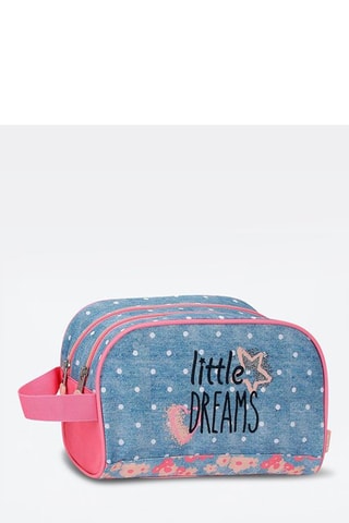 Bolsa de higiene Enso Little Dreams - Azul e rosa - Azul, preto e rosa