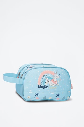 Bolsa de higiene - Azul-celeste - Branco, azul e rosa
