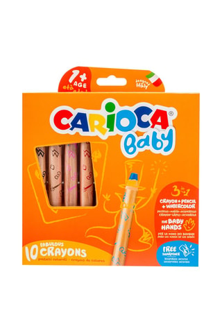 10 lápis de cor  - A partir de 1 ano