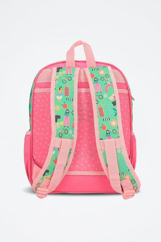 Sac à dos - Noir, rose et vert