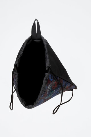 Mochila - Preto e azul-cobalto - Preto e azul