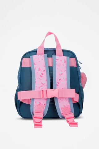 Sac à dos - Blanc, bleu et rose
