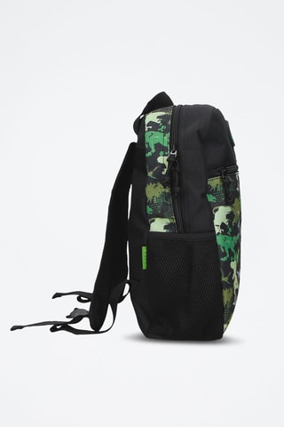 Sac à dos - Gris, noir et vert