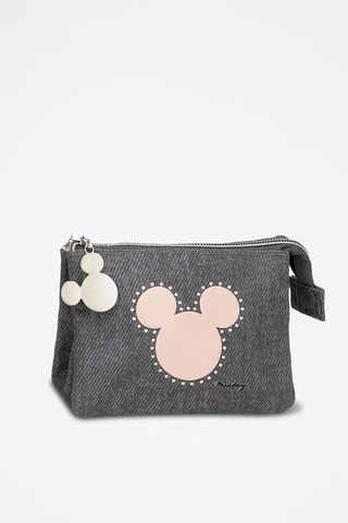 Trousse Mickey Disney - Blanc, gris et rose