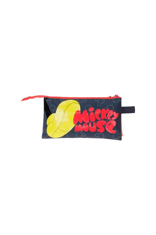 Estojo Mickey Mouse Disney Azul-marinho e amarelo - Azul e vermelho