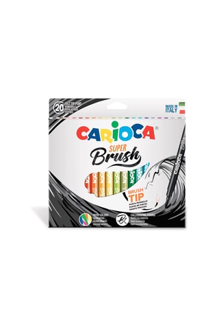20 canetas de feltro Super-Brush