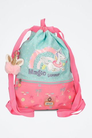 Mochila - Rosa - Verde e rosa