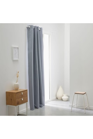 Rideau ultra occultant Prestige - Gris - 140 x 240 cm