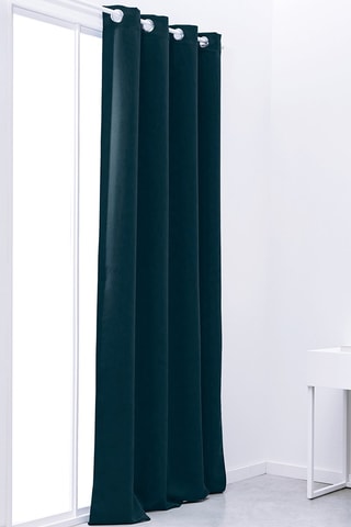 Rideau occultant Essential - Paon - 140 x 240 cm