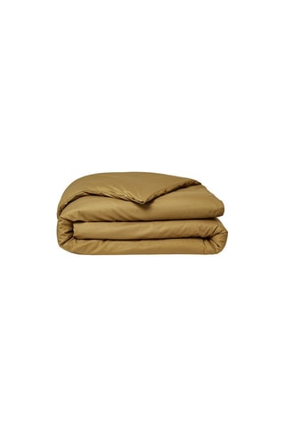 Housse de couette en coton Essential - Marron
